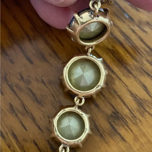 J.Crew 5 Tier Graduated Rhinestone Earrings $23 - Picture 2 of 2